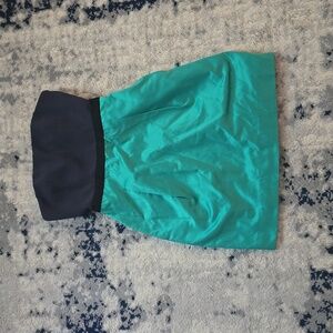 Bcbg maxazria color block strapless dress with pockets size 0